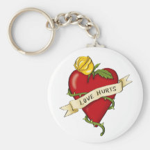 hart tattoo sleutelhanger