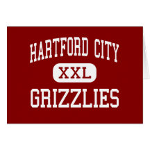 Hartford City - Grizzlies - Middle - Hartford City Greeting Cards