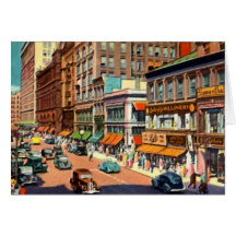 Hartford Connecticut Main Street Cards