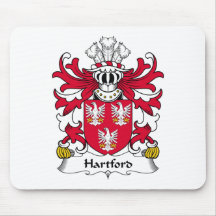 Hartford Family Crest Mouse Mat
