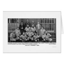 Harvard Baseball Team 1904 Greeting Cards