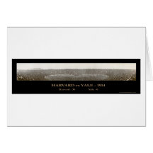 Harvard Yale Football Photo 1914 Greeting Cards