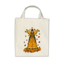 Harvest Angel Thanksgiving Tote Bag