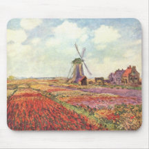 Harvest Fields - Monet Mousepads