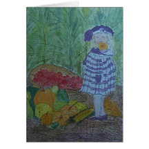 harvest girl card