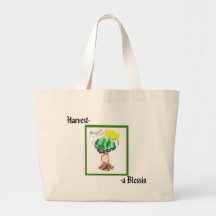 HARVEST, Harvest-, -a Blessing Canvas Bag