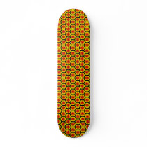 harvest hexagon flower skateboard