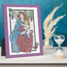 Harvest Madonna Plaque