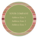 Harvest Moon Green H Envelope Seal stickers