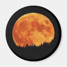 Harvest-Moon Refrigerator Magnet