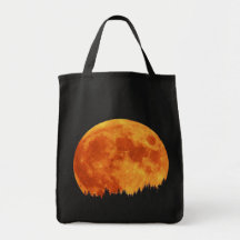 Harvest-Moon Tote Bags