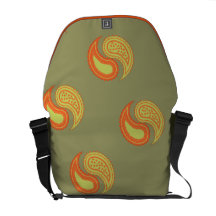 Harvest  Paisley Messenger Bags