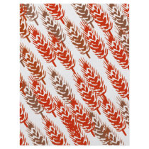 harvest pattern with wheat flyer design