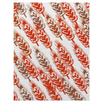 harvest pattern with wheat personalized letterhead