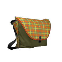 Harvest Plaid & Paisley Courier Bags