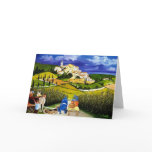 HARVEST THE GRAPES GREETING CARD