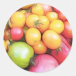 Harvest Time - Tomatoes! Round Sticker