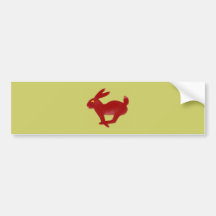 Hase Kaninchen rabbit bunny hare Autoaufkleber