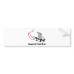 Hase Todesschlittenfahrer icon Bumper Sticker