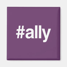 HASHTAG ALLY FRIDGE MAGNETS