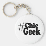 Hashtag Chic Geek Art Gifts Key Chain