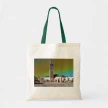 Hassan II Mosque tote bag
