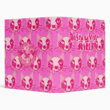 hasta la vista kitty Special Pink Edition Binder