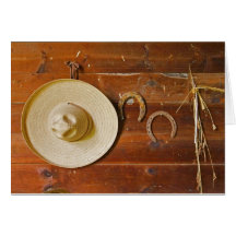 Hat and Horse Shoe Cards