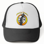 Hat Dirty Linen logo orange & yellow