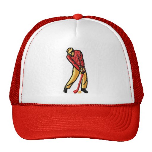 HAT GOLF RED CUSTOMIZE