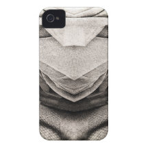 Hat Image in Shades of Grey Case-Mate iPhone 4 Case