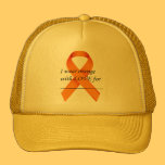 hat orange support multiple sclerosis awareness hats