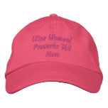 Hat Pink Ladies Embroidered Baseball Cap
