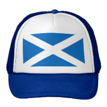 Hat with Flag of Scotland