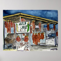 hatch chili new mexico art print