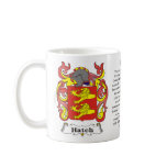 Hatch Family Coat of Arms Mug