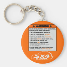 Hatch Warning Keychain