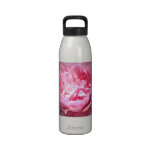 Hatched Pink Peony Reusable Water Bottle