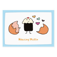 Hatching Muffin - Notecards Business Card