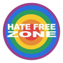 Hate Free Zone 2 Bumper Sticker