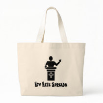 Hate From The Pulpit Canvas Bag