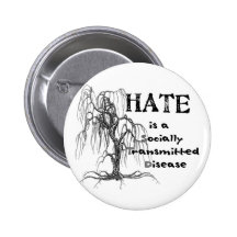 Hate is an STD Button