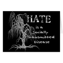Hate is an STD Greeting Card