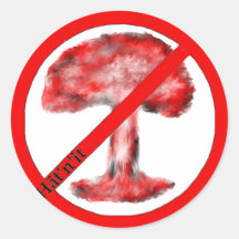 hate the bomb sticker