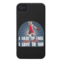 Hate to Lose Softball iPhone 4 Case-Mate Case