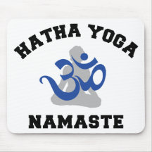 Hatha Yoga Namaste Gift Mousepad