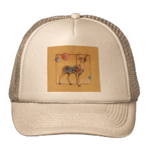 Hats, Caps - Carousel Reindeer or Elk