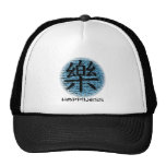 Hats Chinese Symbol For Happiness On Turquoise