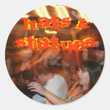 Hats & Statues Sticker