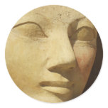 Hatshepsut statue,  Pharaoh Hatshepsut of Egypt Round Sticker